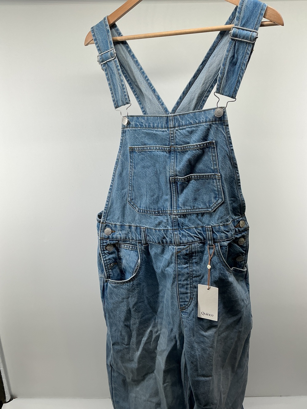 100% Organic Denim Overalls